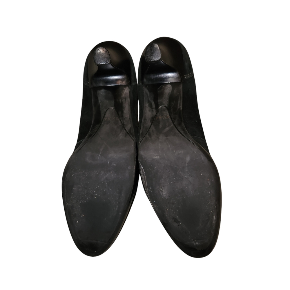 Talbots Suede Heeled Loafers - Picture 6 of 8